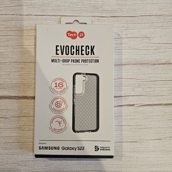 Tech 21 Samsung Galaxy S22 EVO Check  Case - Black - Picture 5 of 6